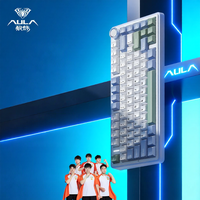 ESPORTS LIVNG MUSEUM | Bàn Phím Cơ F75 87 Phím Không Dây 3 Chế Độ Bluetooth Có Dây Thay Phím Nóng RGB Ánh Sáng Phím Dành Cho Game và Văn Phòng