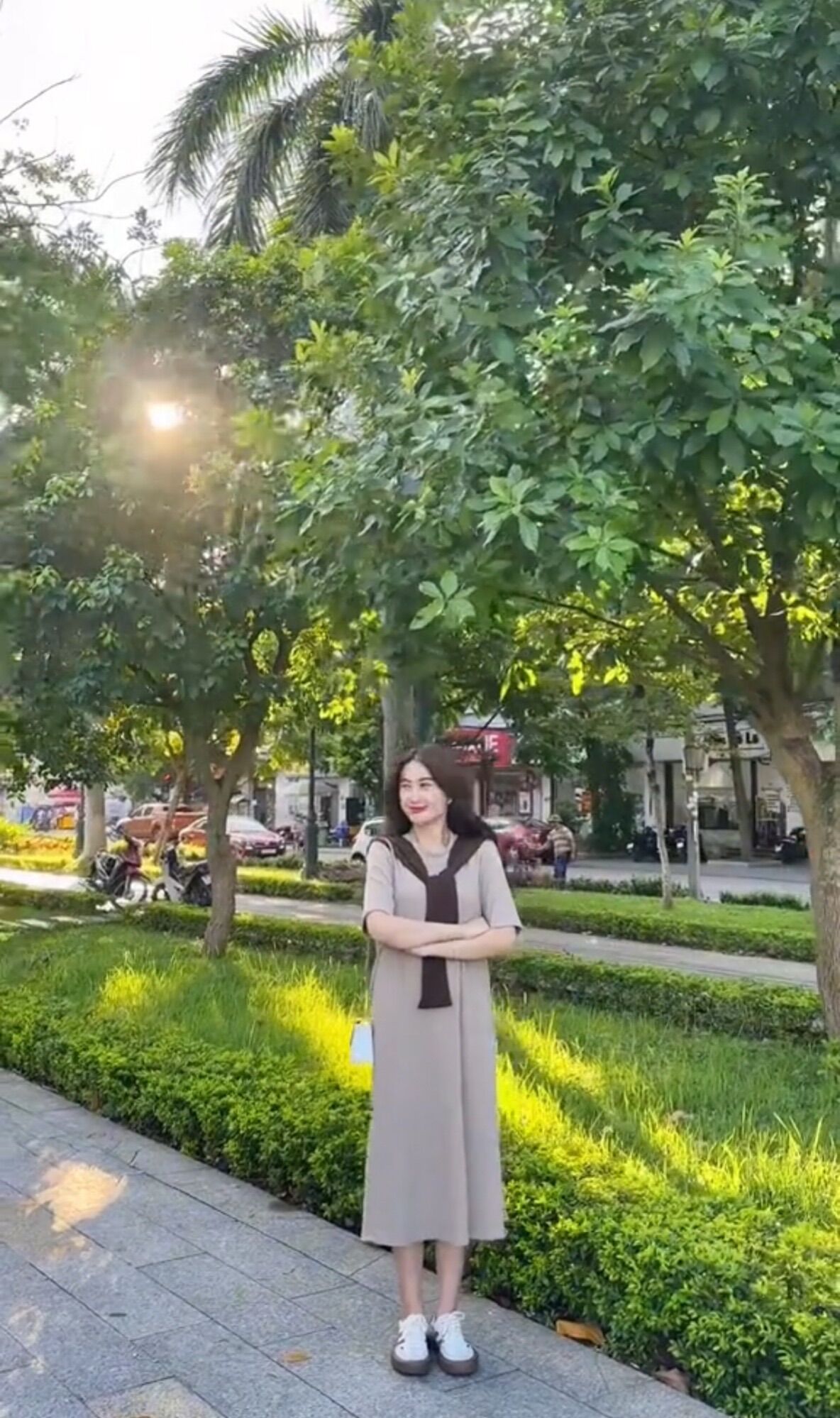 Đầm thun tăm suông dài