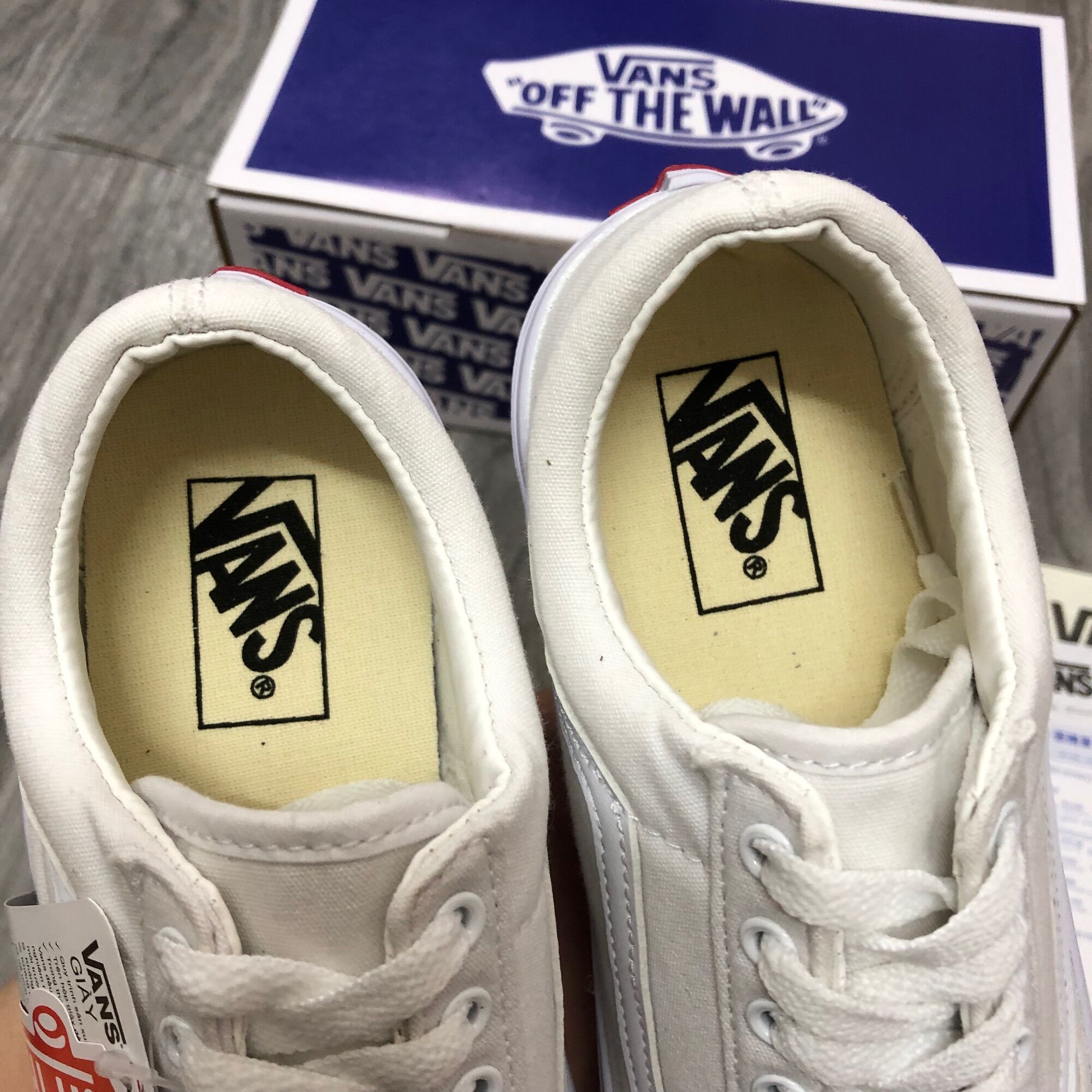 Giầy Vans Old shool Trắng