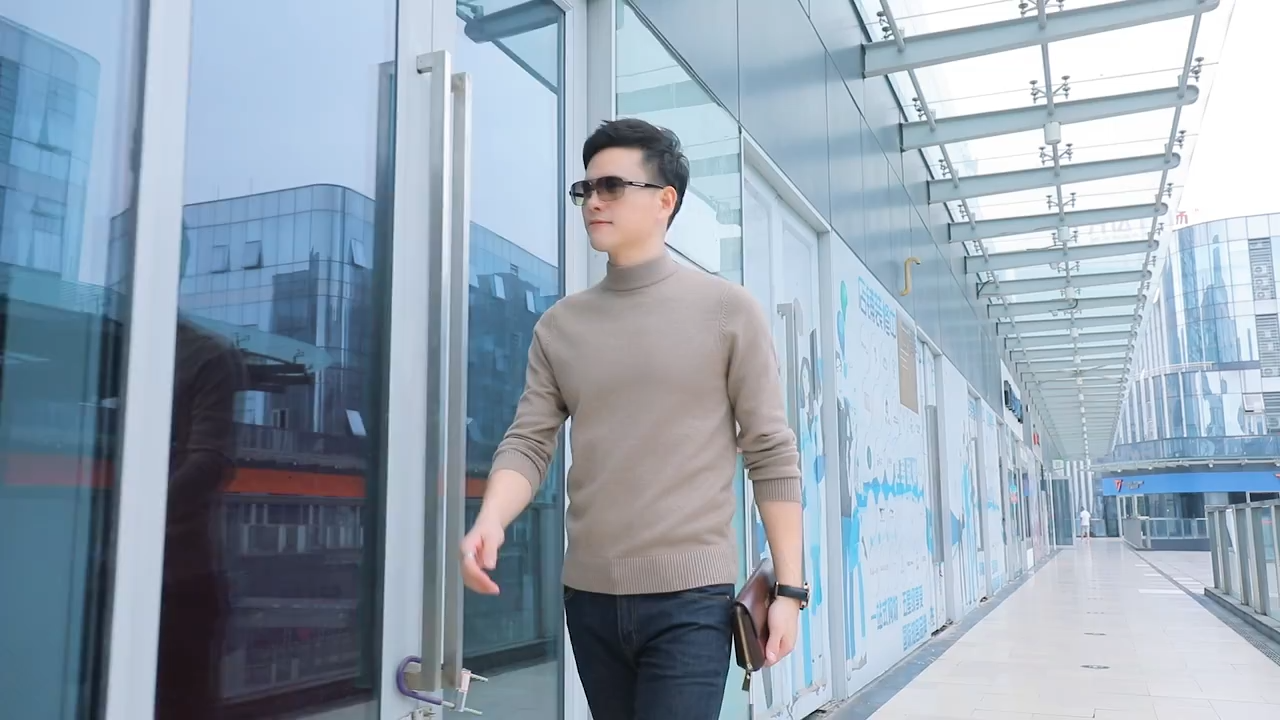 Áo len nam dài tay cổ 3cm chất len lông cừu mịn dễ phối đồ phong cách trẻ trung AL02 Venado