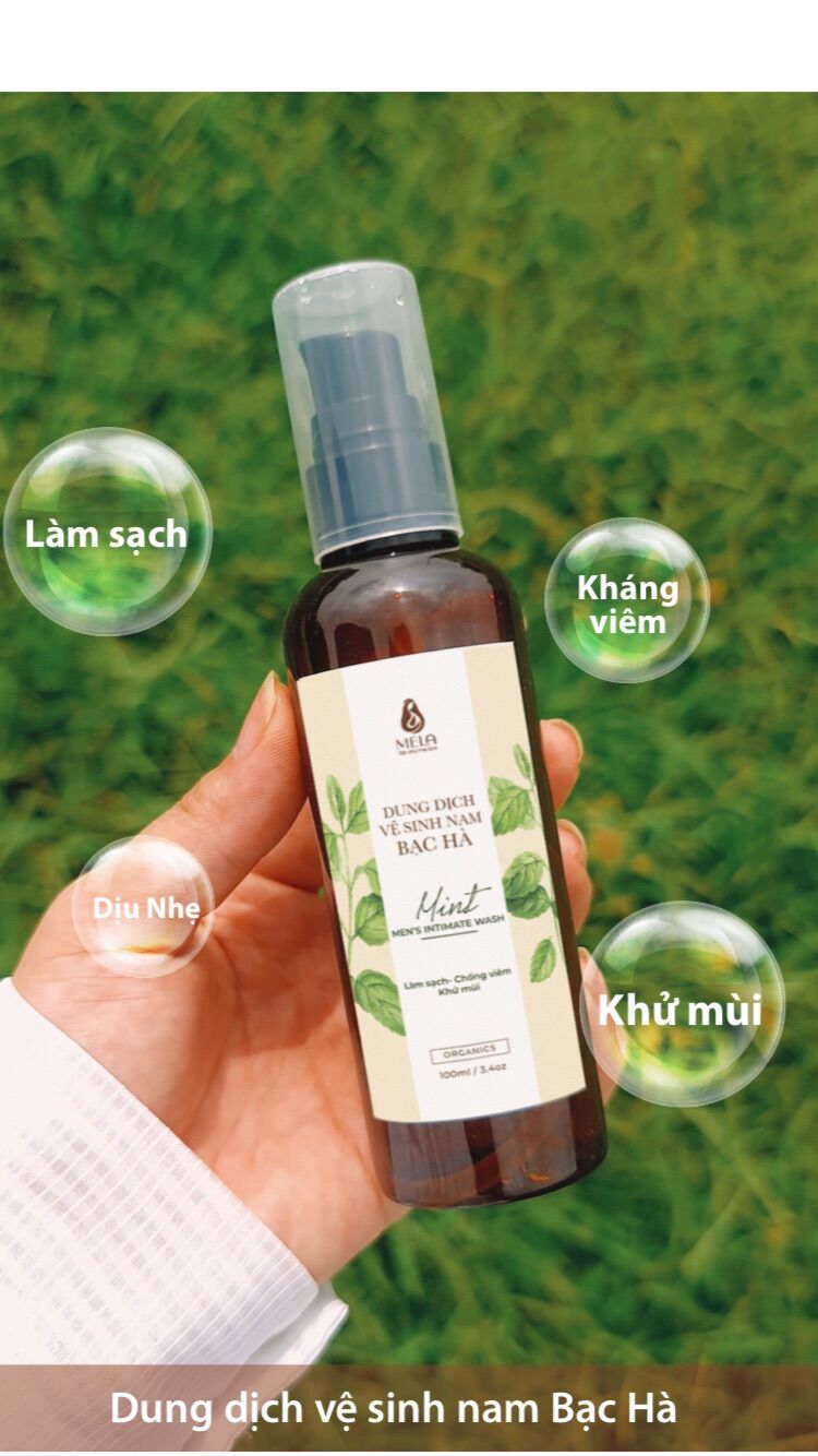 Dung dịch vệ sinh nam bạc hà - Mela 100ml