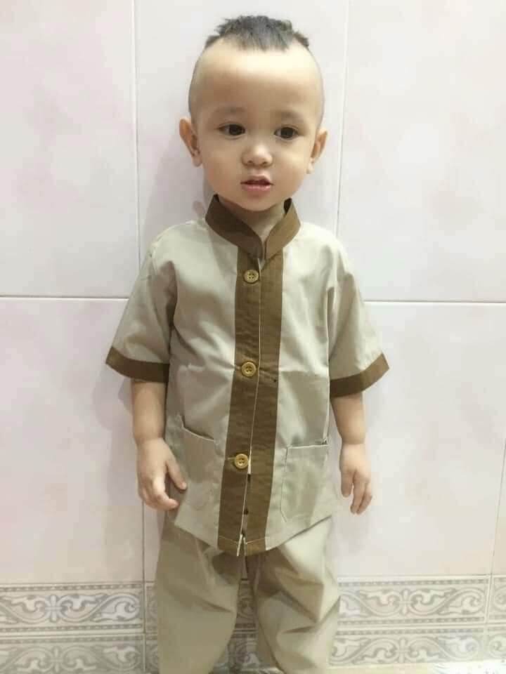 Đồ đi chùa bé trai#mẫu bé trai đi chùa