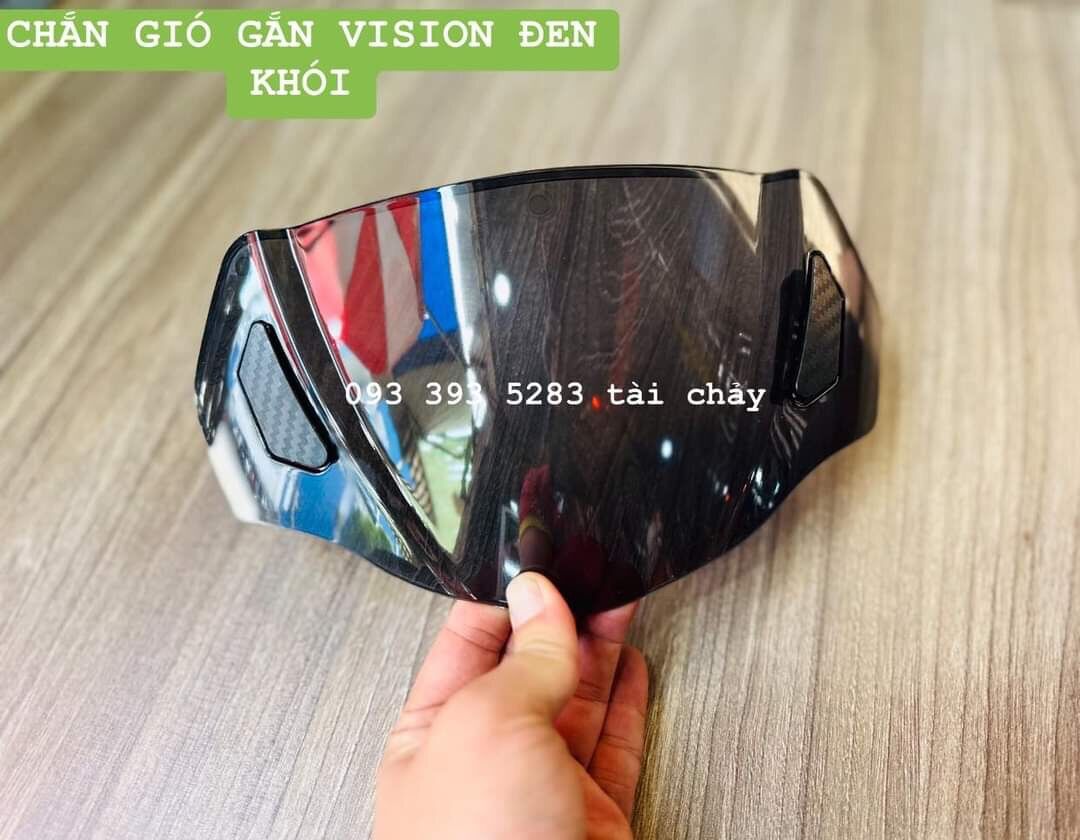 Chắn gió đen khói gắn vision / lead