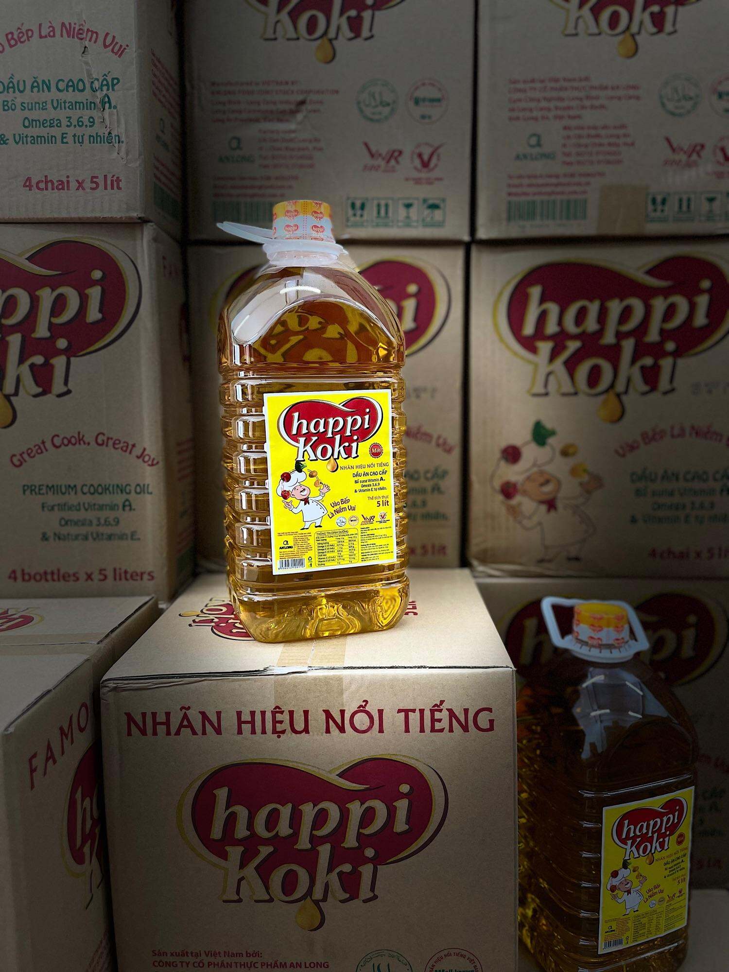 Dầu ăn happi koki 5L