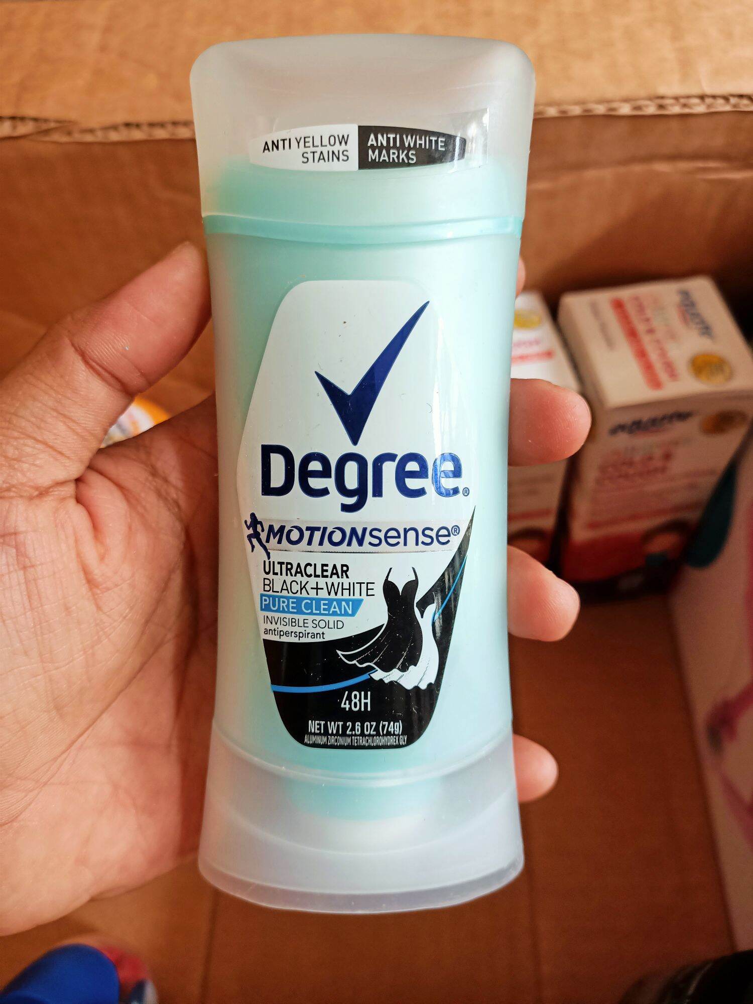 [ Hàng Mỹ 100% ] Lăn Khử Mùi Nữ DEGREE UltraClear Black&White 74g