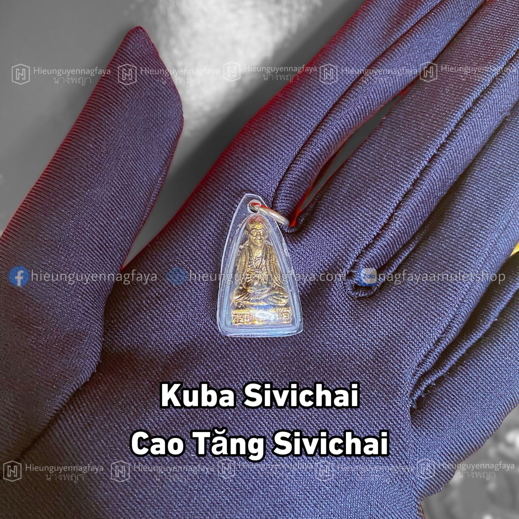 ] Mặt Dây Chuyền Thánh Tăng Sivichai Thái Lan
