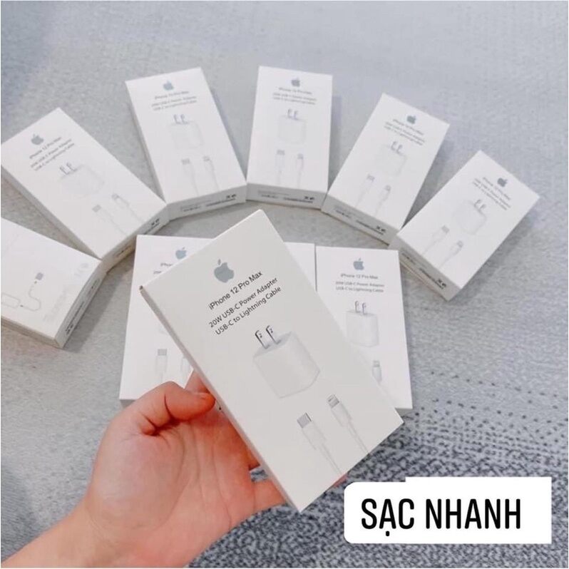 BỘ SẠC NHANH IPhone 11 Pro Max công suất 20W USB-C hàng chính hãng { SẠC CỰC NHANH } CÔNG NGHỆ PD