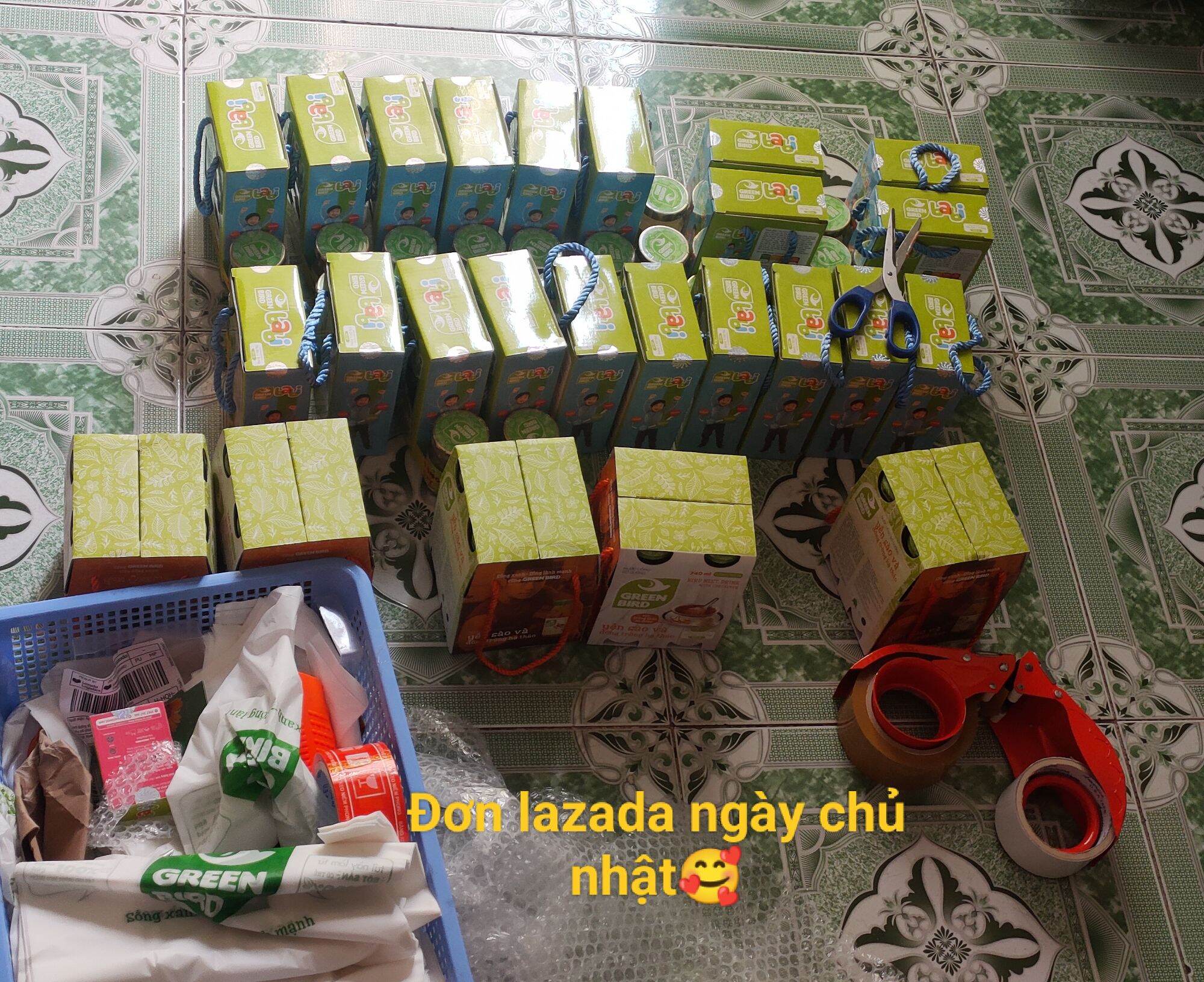 💥💥SALE (MUA 1 LỐC TẶNG 1 HŨ) YẾN GREEN BIRD VỊ DÂU