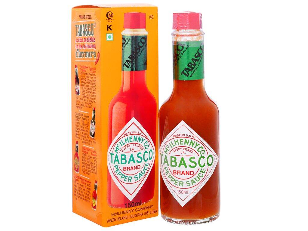 Sốt ớt đỏ Tabasco chai 150ml