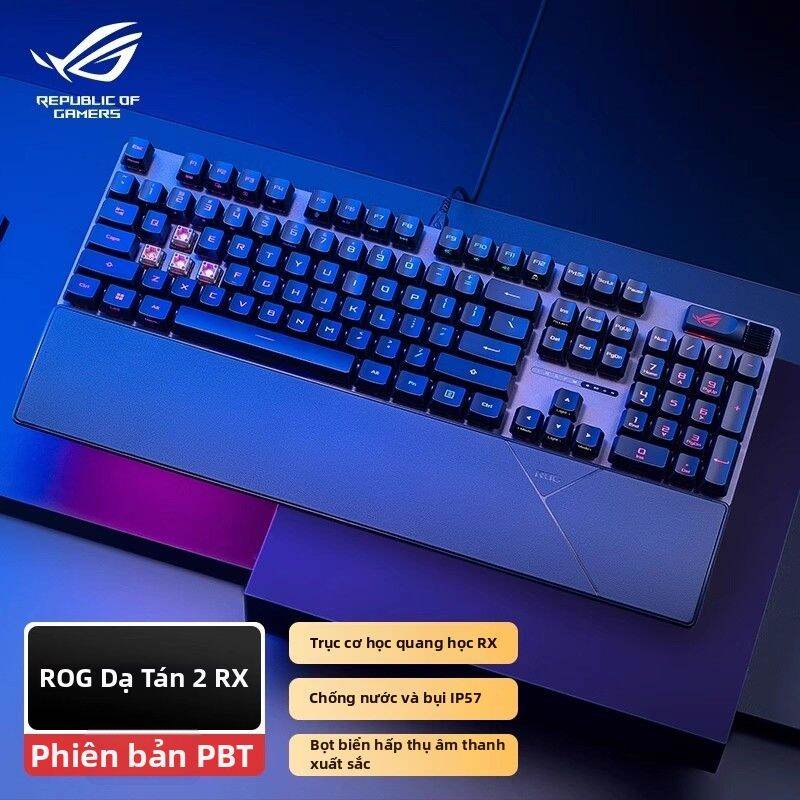 Bàn Phím Cơ Chống Nước Có Đèn LED RGB 104 Phím