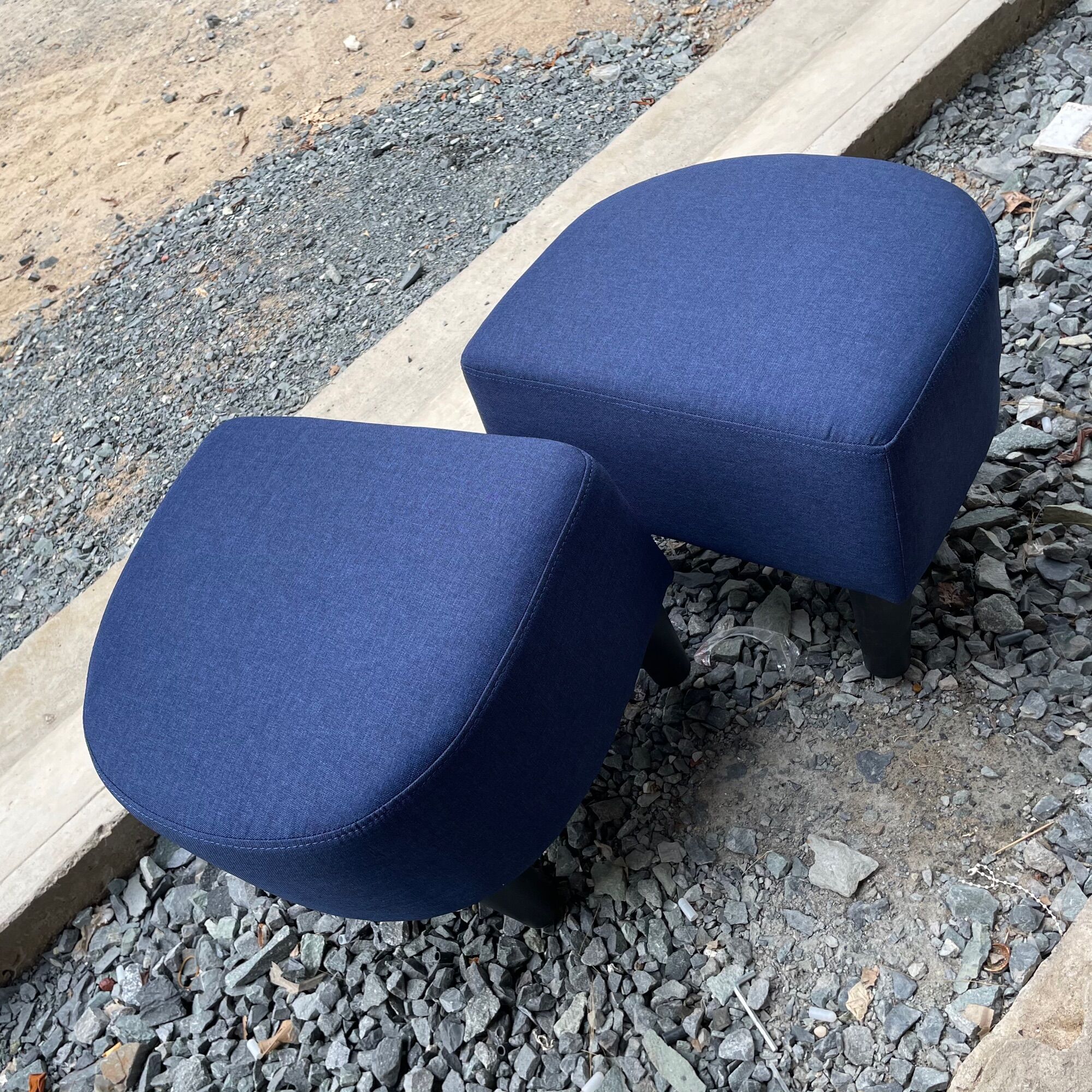 [HCM]Ghế đôn sofa màu Xanh Navy
