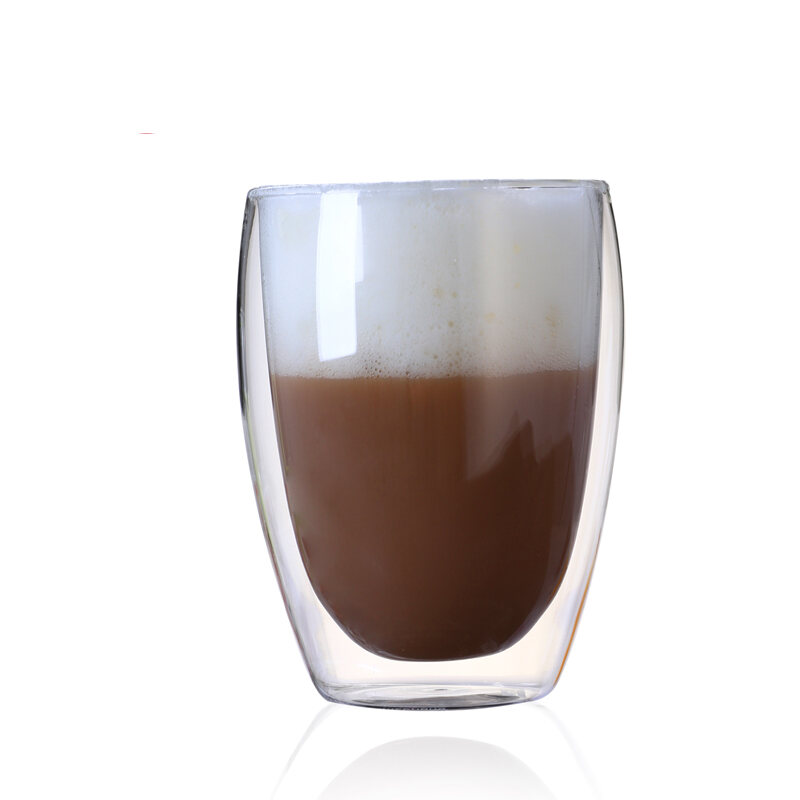 Chịu nhiệt đôi tường Cốc Thủy Tinh Sữa Whisky trà bia trong suốt bia Espresso cốc cà phê drinkware ly uống ly