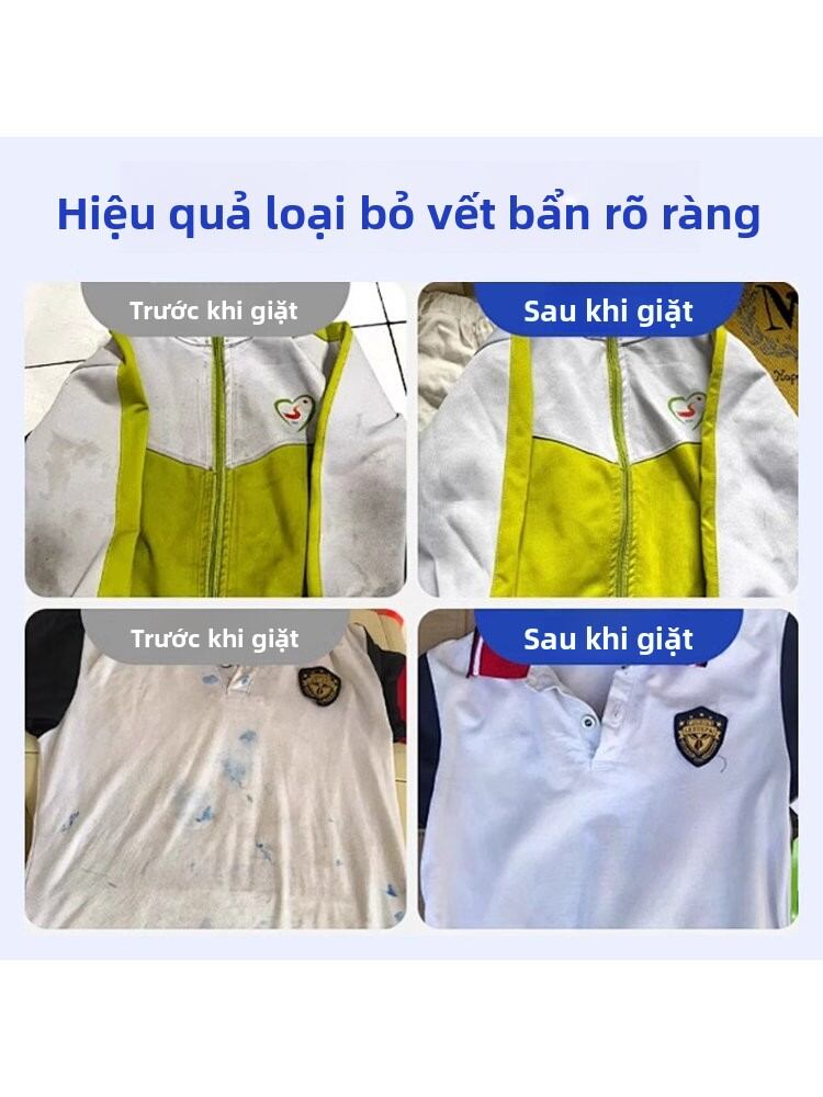 OUHUAGUAN | Bột Giặt Hoạt Hóa Oxy Loại Bỏ Vết Bẩn