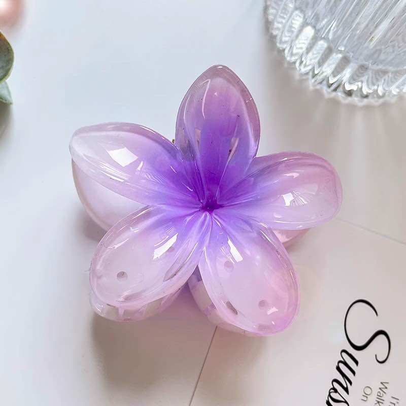 Kẹp tóc hoa sứ nữ càng cua xinh xắn
