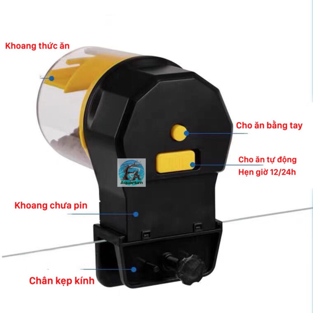 Máy cho cá ăn tự động