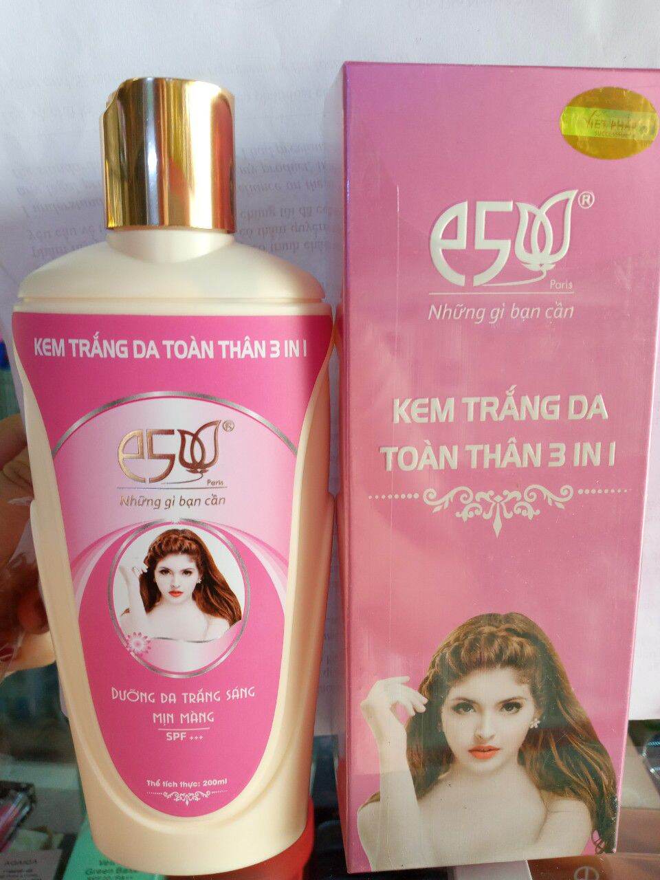 [HCM]Kem e5 Trắng Da Toàn Thân 3 in 1