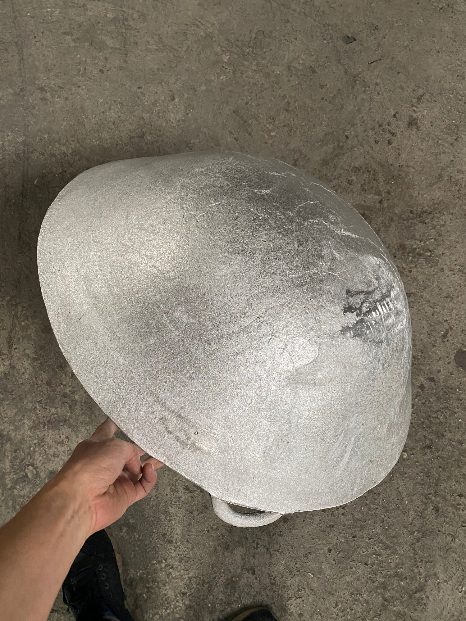 Chảo gang đúc đáy võng cỡ lớn 70cm