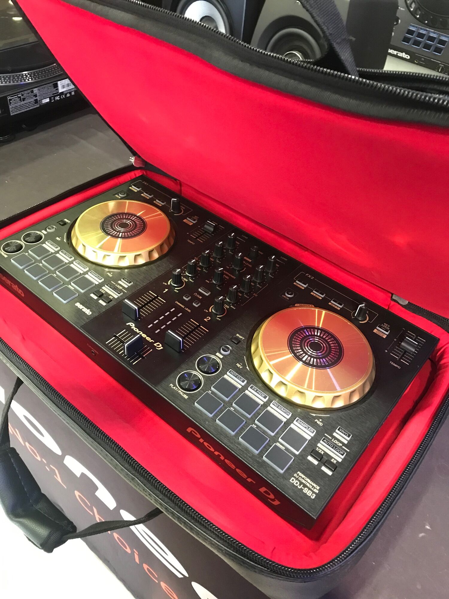 [HCM]Túi da đựng máy Dj logo Pioneer