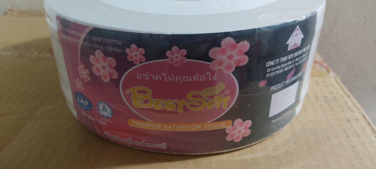 [HCM][sale]Giấy vệ sinh Cuộn lớn Best Silk 900gr, Best Sort 700gr- Chuẩn
