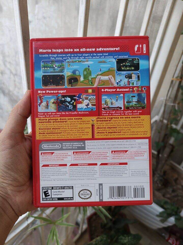 Đĩa game Wii Super Mario xịn hệ US