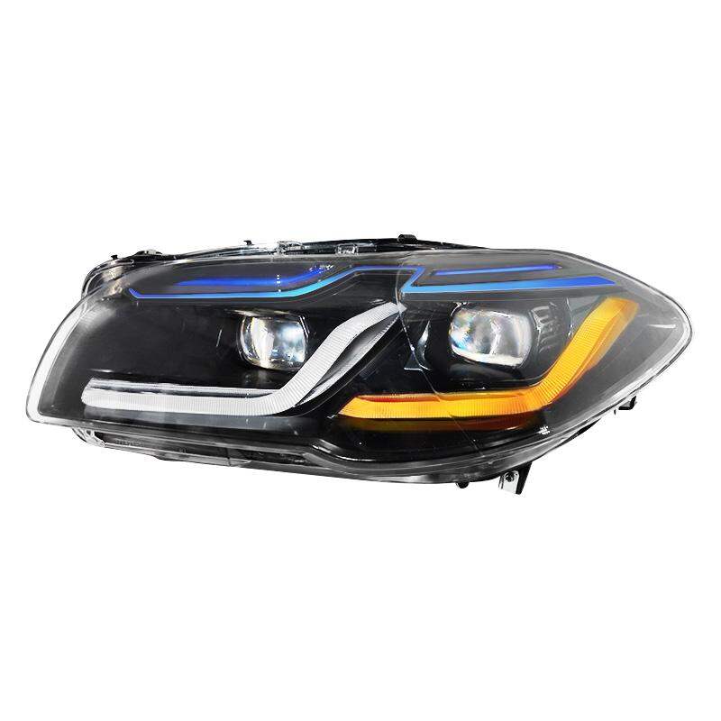 YOUMA | For BMW 5 Series LED Lens Blue Eyebrow Daytime Running Lights Turn Signals Headlight Assembly Giá 15,149,000 Đồng*Miễn phí vận chuyển