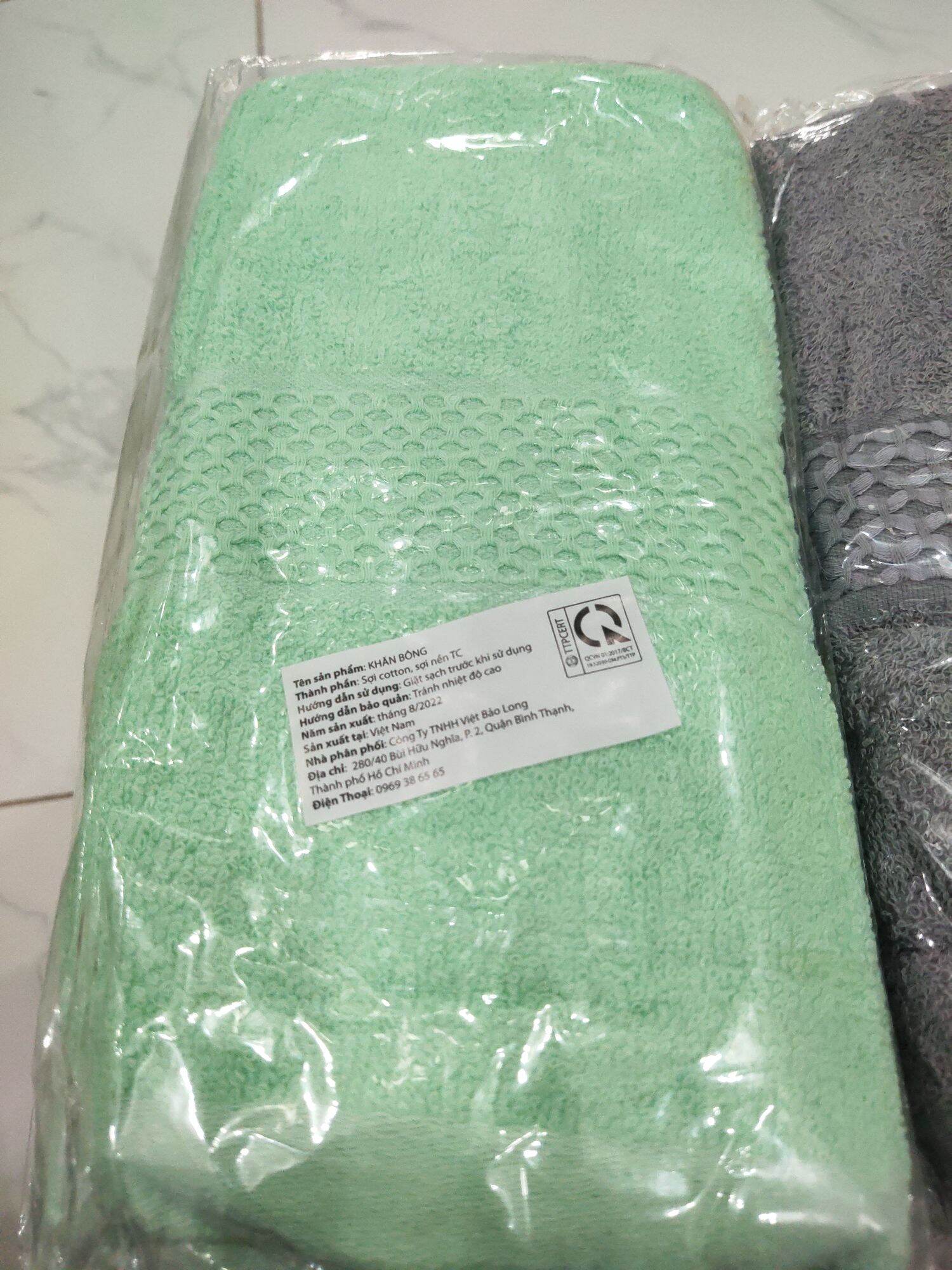 Khăn Bông sợi cotton (50cm x100cm)