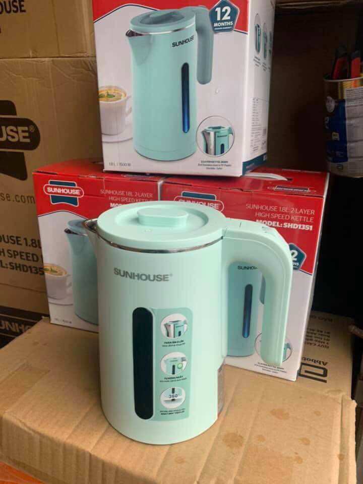 Ấm siêu tốc Sunhouse 1,8L