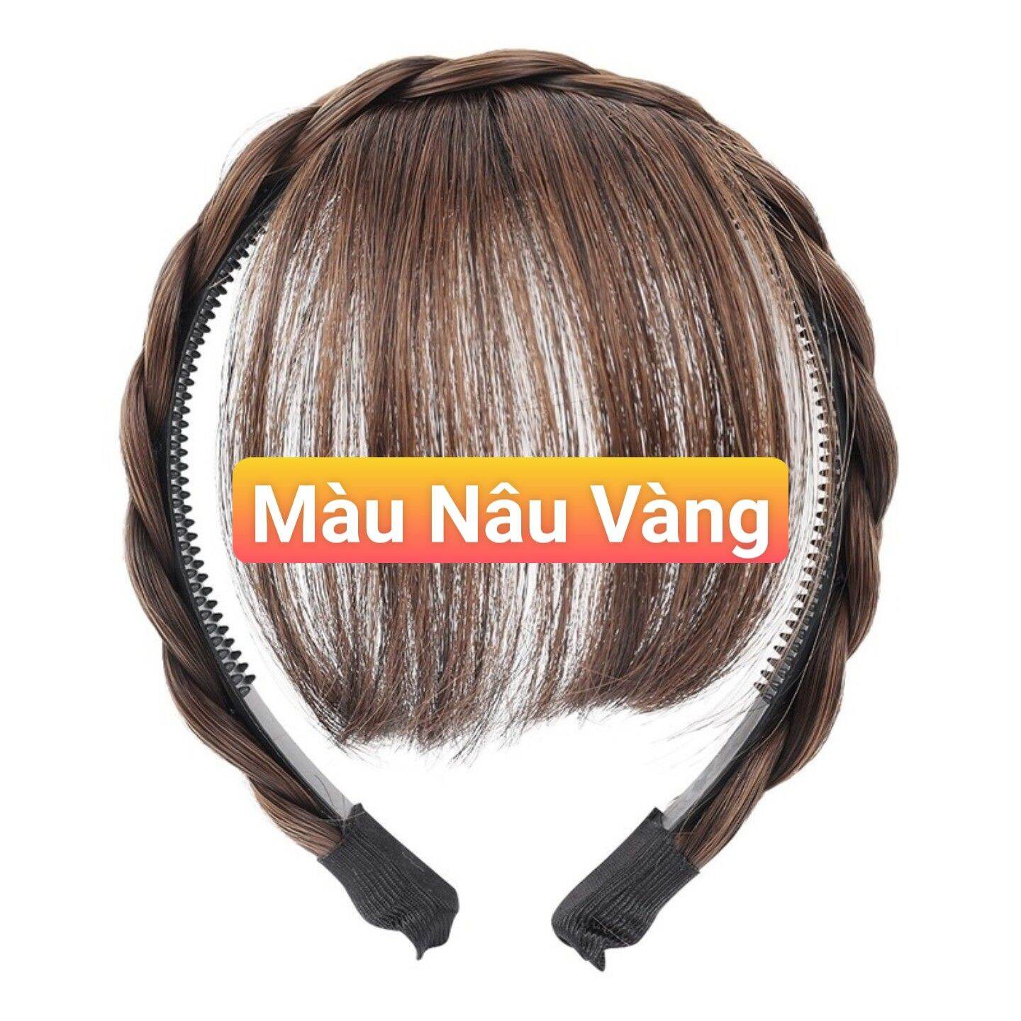 Mái thưa kết hợp cài tóc Hàn Quốc M008