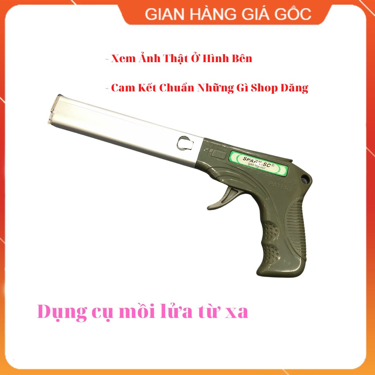 Dụng cụ mồi lửa bếp gas gia đình bếp công nghiệp bếp cồn...