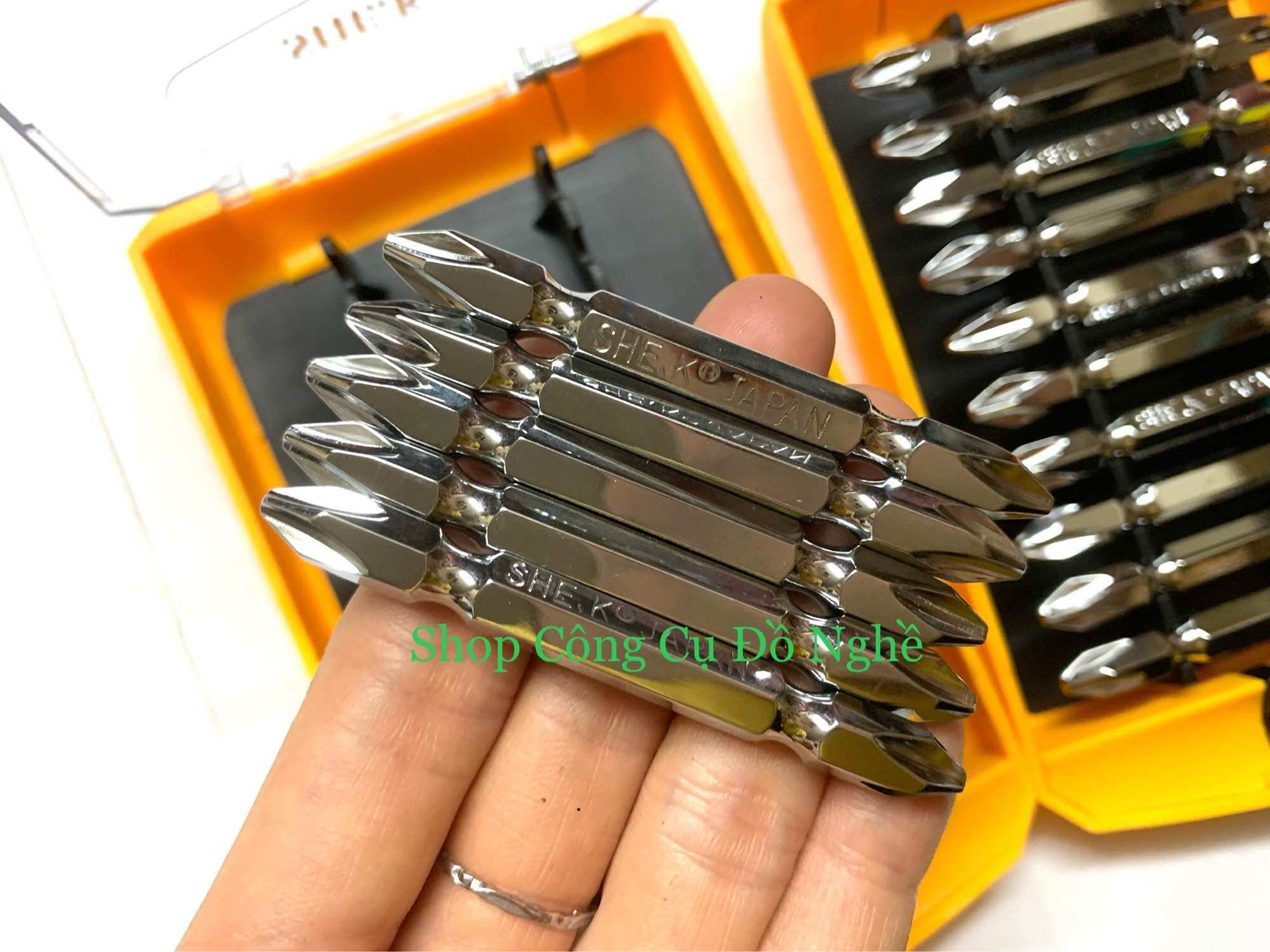 Mũi bắn vít máy 2 đầu bake cao cấp Nhật