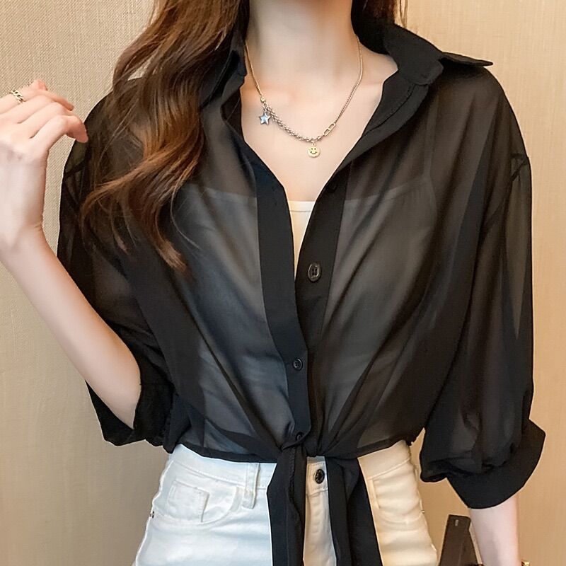 [HCM]ÁO SƠMI BUỘC DÂY