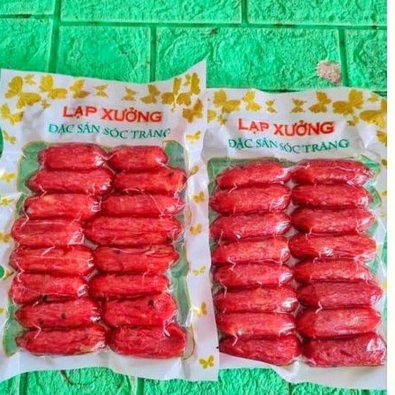 [Freeship Max][Ảnh thật]Lạp xưởng tiêu đen 500g