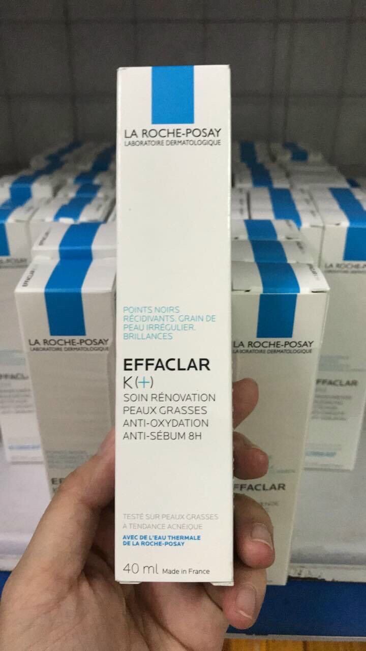 Kem La Roche Posay Effalar K(+) Ngăn Ngừa Mụn Đầu Đen Và Giảm Bóng Dầu 40Ml Bản Nội Địa Pháp