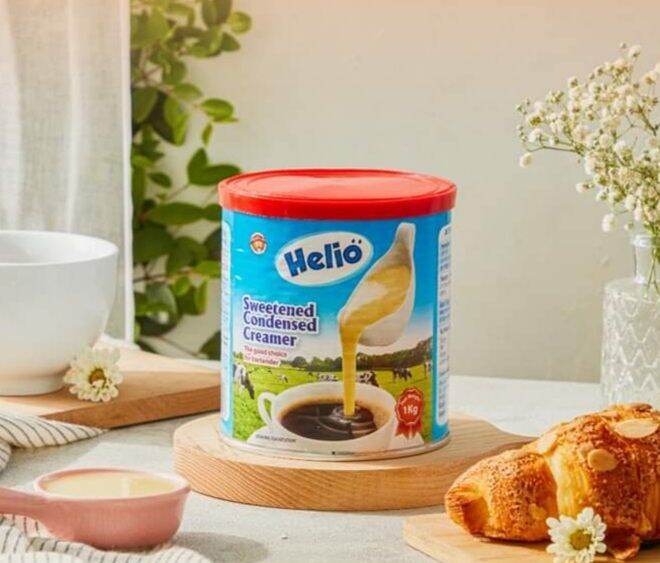 Sữa đặc có đường helio nhập khẩu đức
