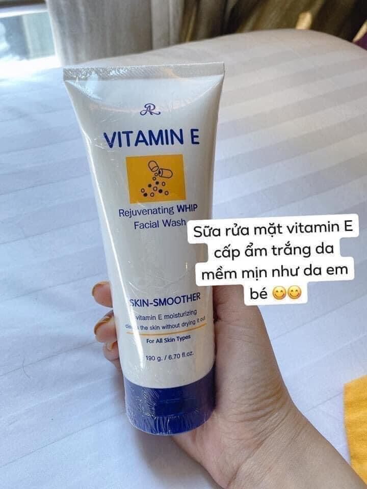Sữa rửa mặt vitamin E thái lan 190g