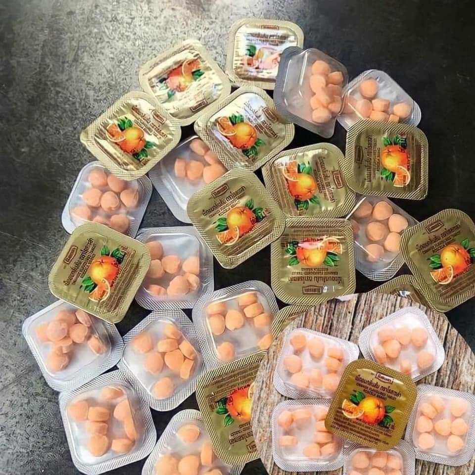 Kẹo cam vitamin c - lốc 24 hộp