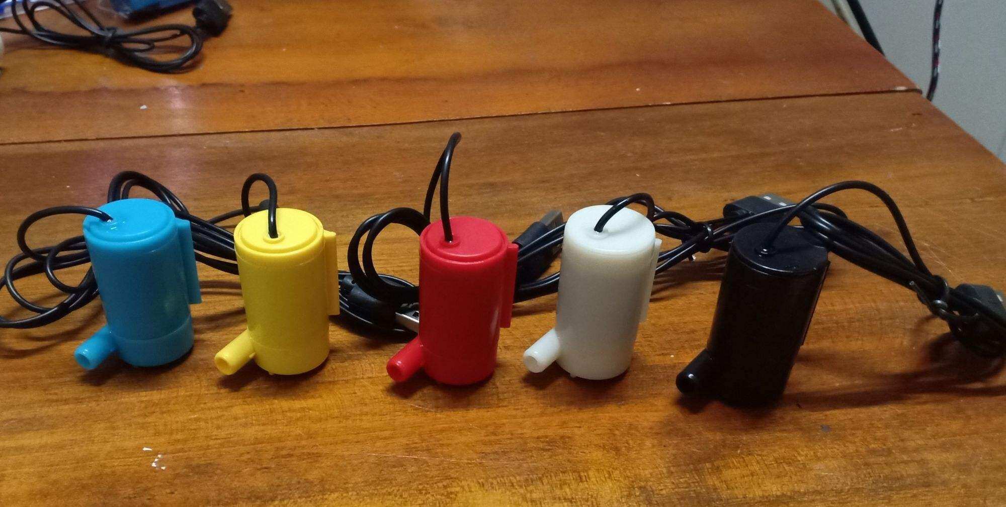 Máy bơm nước mini DC 3v-5v đen/trắng (bơm chìm)