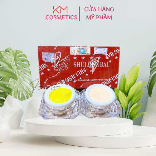 Kem nám thủy tinh bạch mờ nám, tàn nhang, dưỡng trắng da shuijingbai