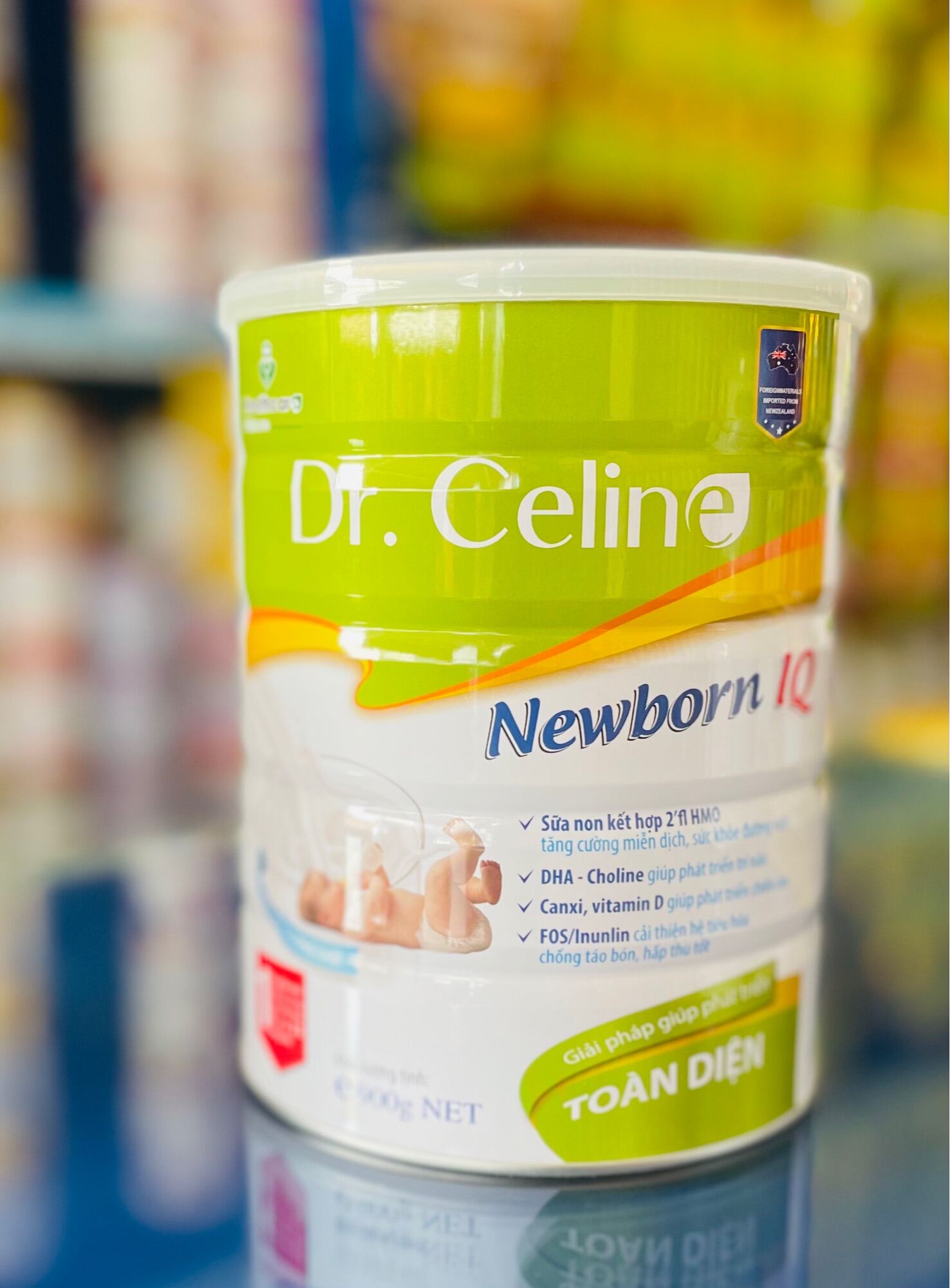 Sữa Bột Dr.Celine Newbron IQ 900g