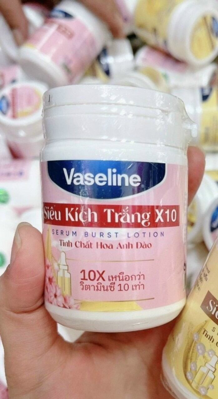 Hủ 250g Kem kích trắng Vaseline X10