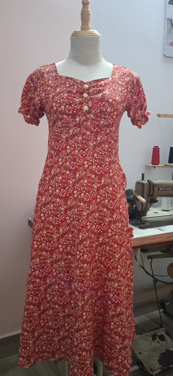 Đầm xòe chất lụa, đầm nữ from dài size m đến xxl
