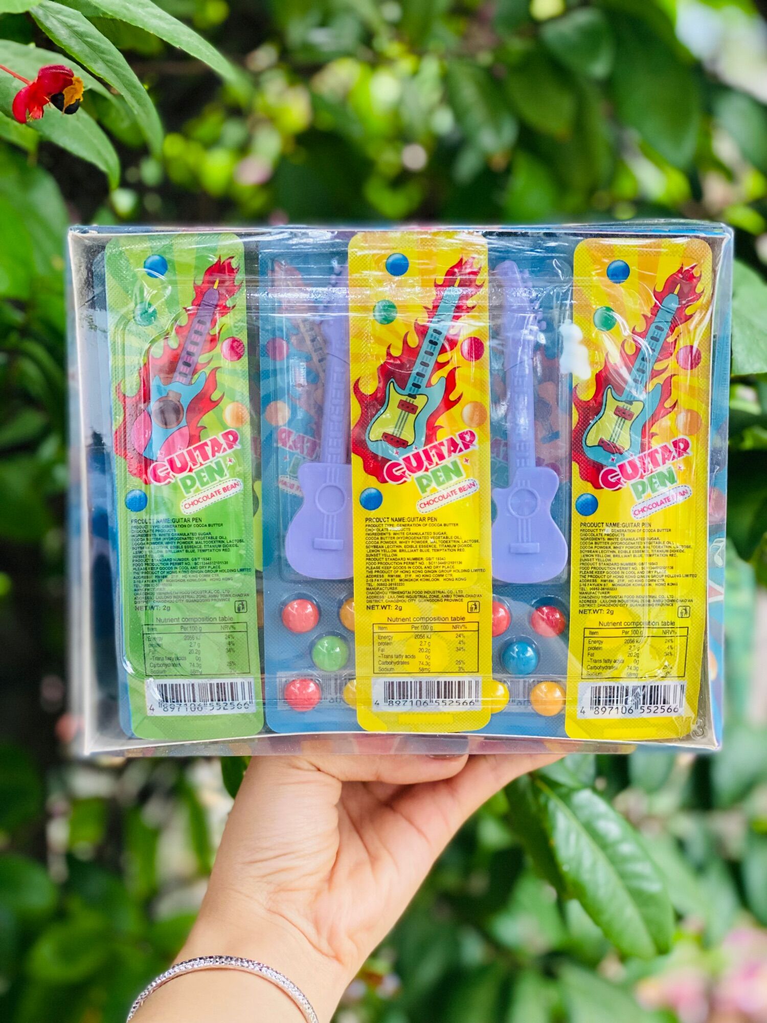 Kẹo socola cây đàn ( 2gram*3cây)
