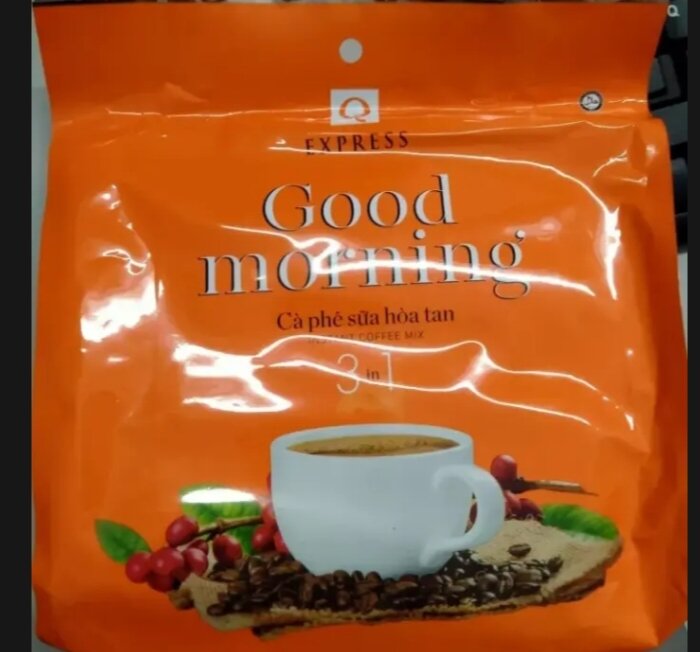 cafe hòa tan trần quang. 20g*24gr