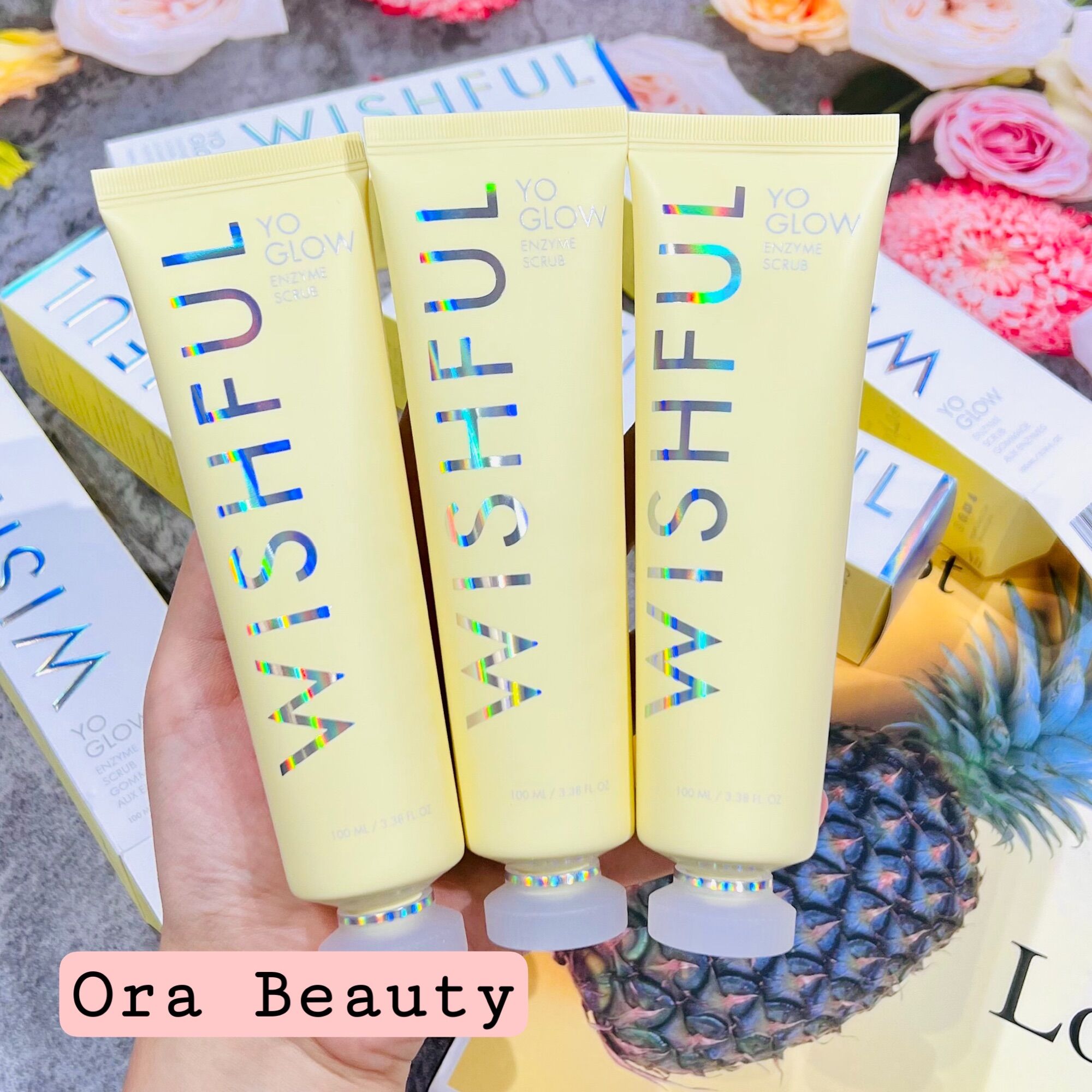 Tẩy da chết da mặt Wishful Yo Glow Facial Enzyme Scrub
