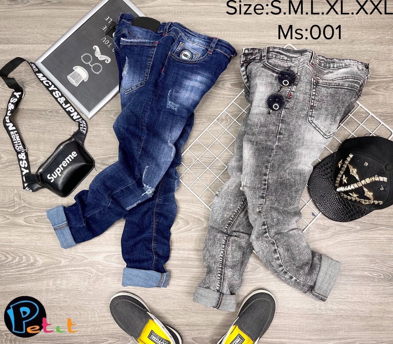 Quần jean size cồ đại cho bé (35-45kg) pet001