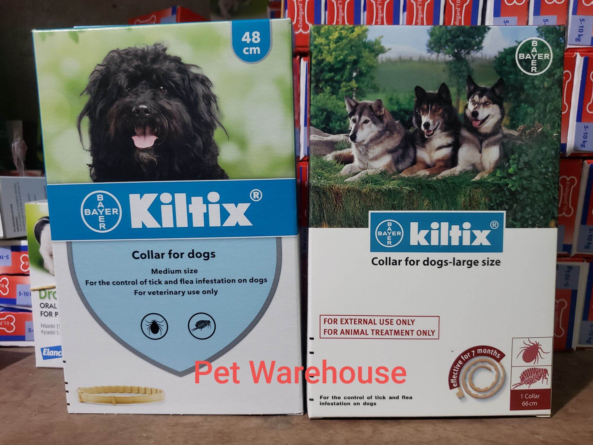Kiltix (size medium) vòng cổ bảo vệ chó cưng khỏi ve rận bọ chét