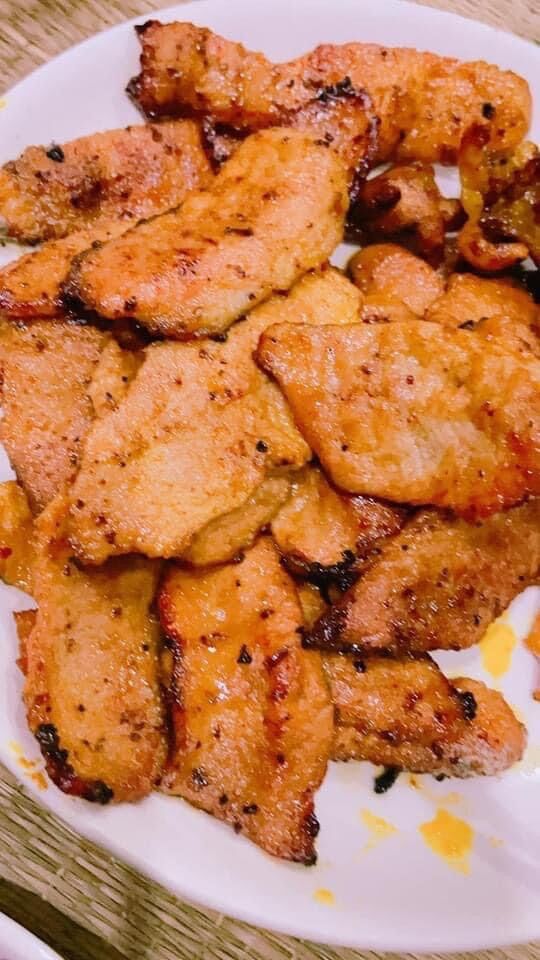 1kg Cleaned and Sliced Pork Breast (Fast Delivery in Hcmc)