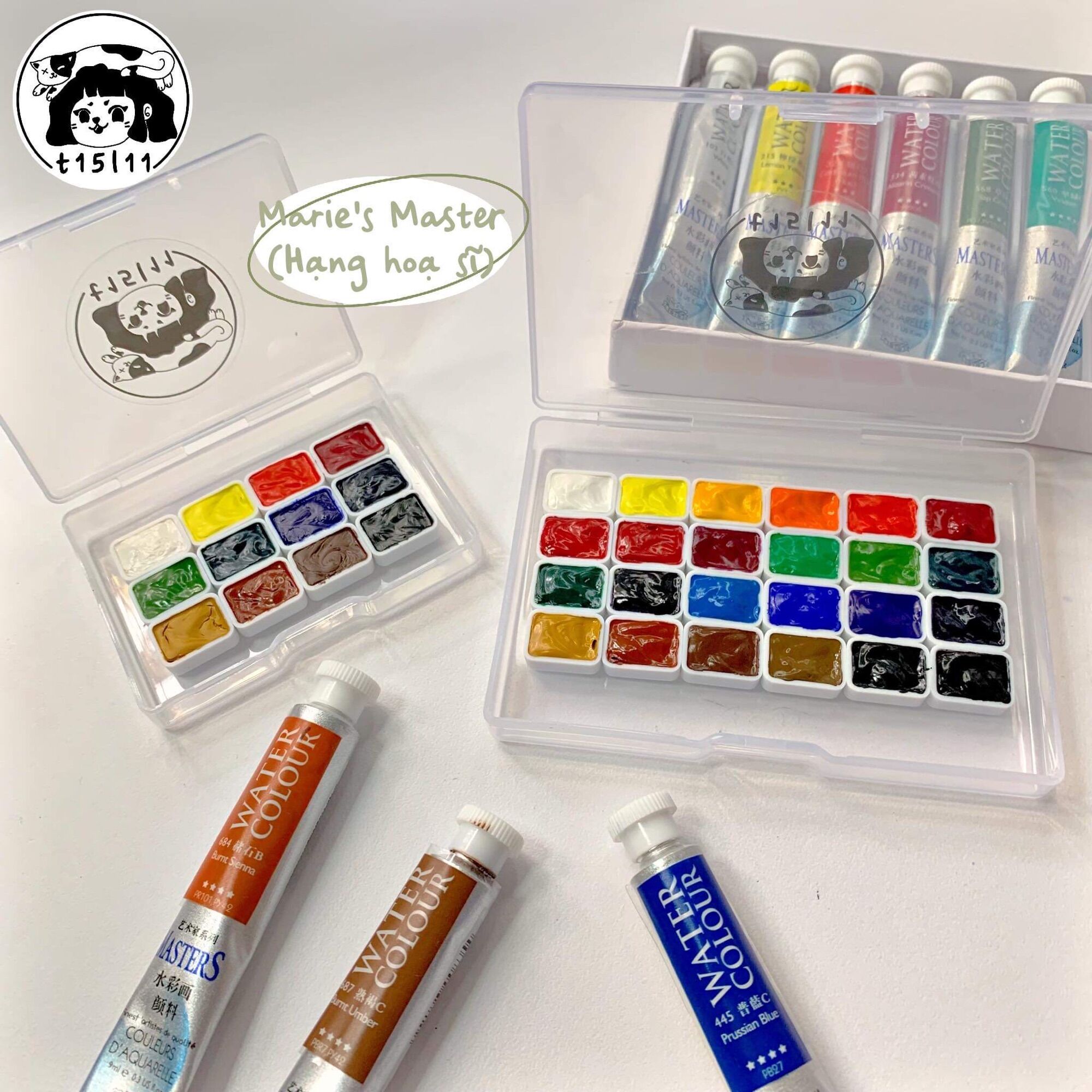 [t15l11] Marie's Master hạng hoạ sĩ 12/24 Pocket 0.6ml