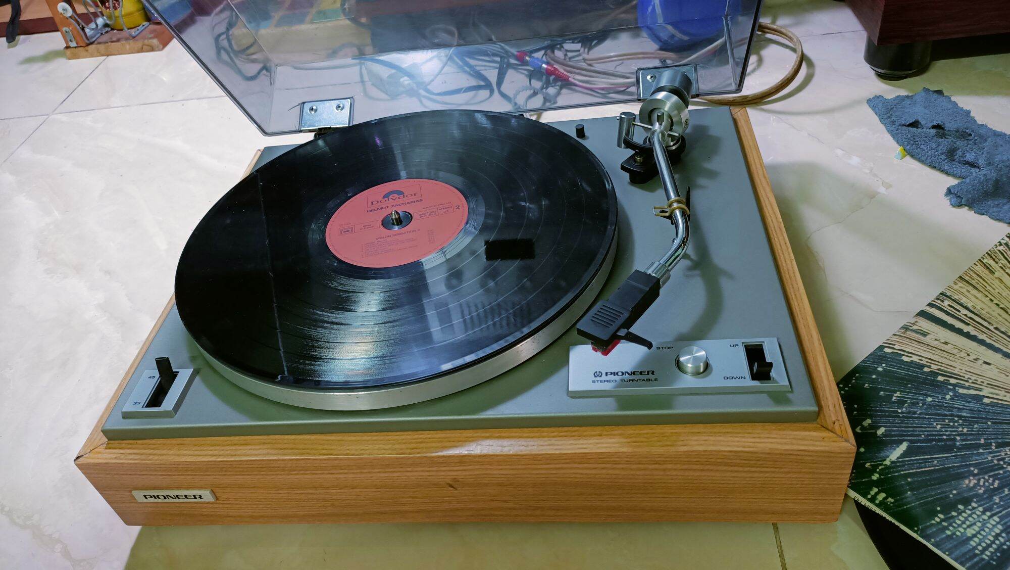 đầu đĩa than pioneer