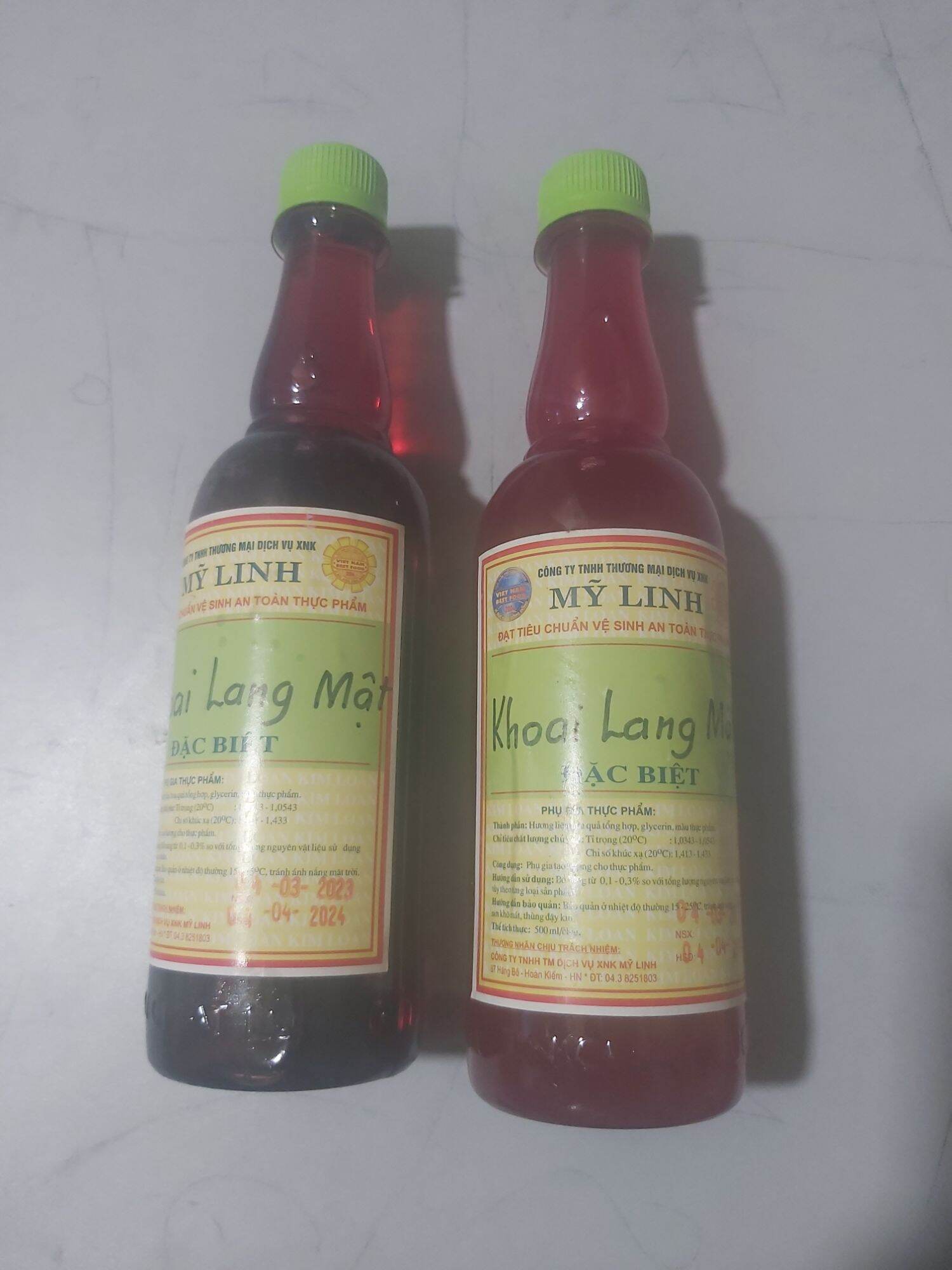 Hương khoai lang mật chai 500ml